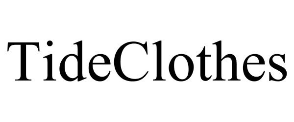 Trademark Logo TIDECLOTHES