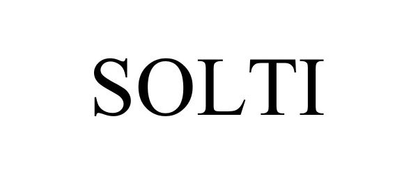 Trademark Logo SOLTI