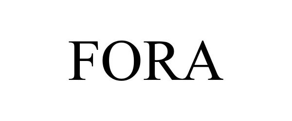 Trademark Logo FORA