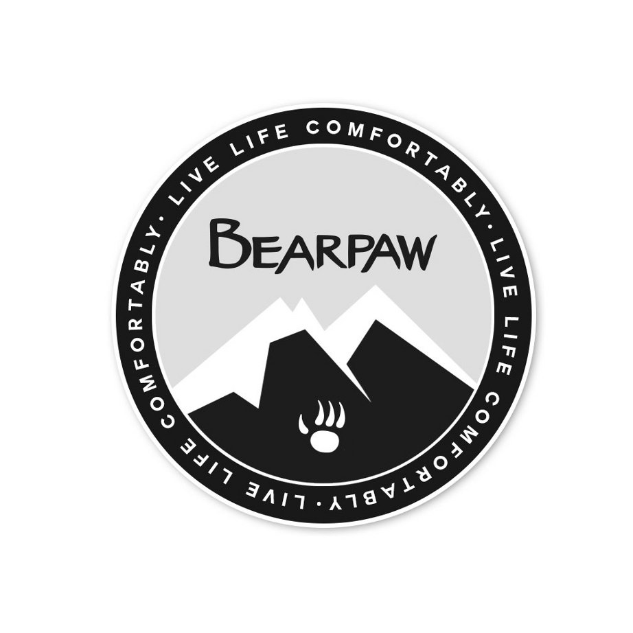Trademark Logo LIVE LIFE COMFORTABLY BEARPAW