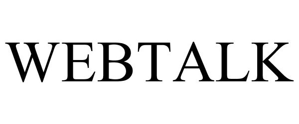 Trademark Logo WEBTALK