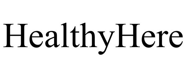 Trademark Logo HEALTHYHERE