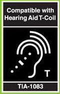 Trademark Logo COMPATIBLE WITH HEARING AID T-COIL T TIA-1083