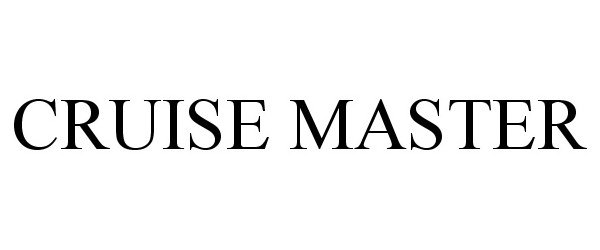 Trademark Logo CRUISE MASTER
