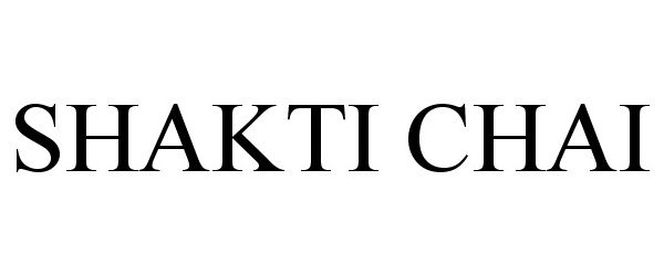 Trademark Logo SHAKTI CHAI