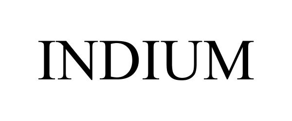 Trademark Logo INDIUM