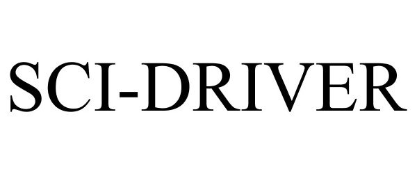 Trademark Logo SCI-DRIVER