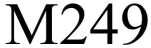 Trademark Logo M249