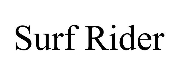 Trademark Logo SURF RIDER