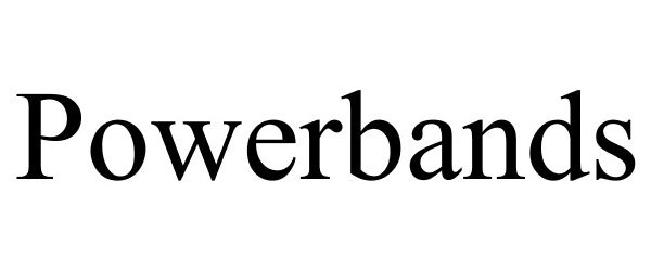 Trademark Logo POWERBANDS