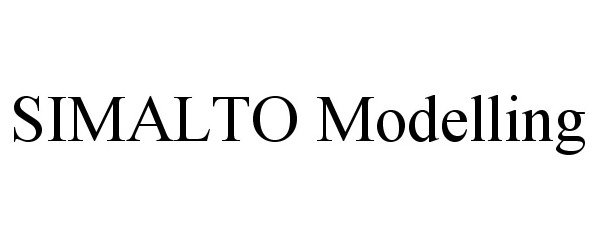Trademark Logo SIMALTO MODELLING