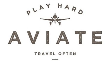 Trademark Logo PLAY HARD AVIATE TRAVEL OFTEN