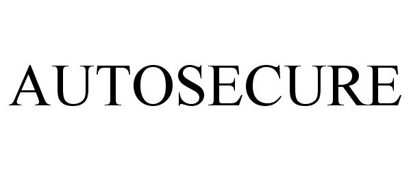 Trademark Logo AUTOSECURE