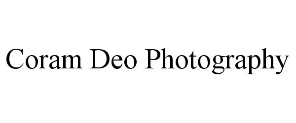 Trademark Logo CORAM DEO PHOTOGRAPHY