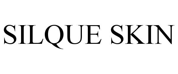 Trademark Logo SILQUE SKIN