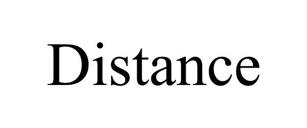 Trademark Logo DISTANCE