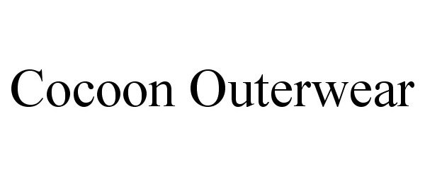 Trademark Logo COCOON OUTERWEAR