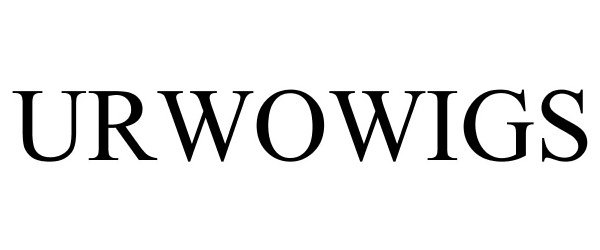 Trademark Logo URWOWIGS