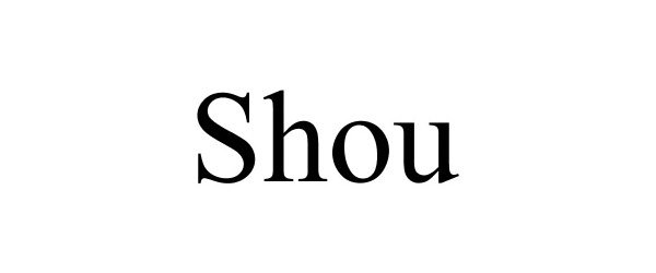 Trademark Logo SHOU