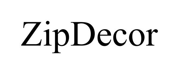Trademark Logo ZIPDECOR