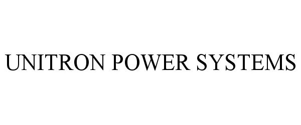  UNITRON POWER SYSTEMS