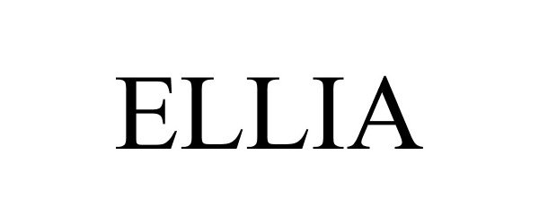 Trademark Logo ELLIA