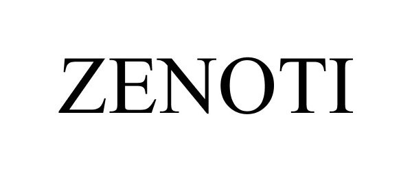 Trademark Logo ZENOTI