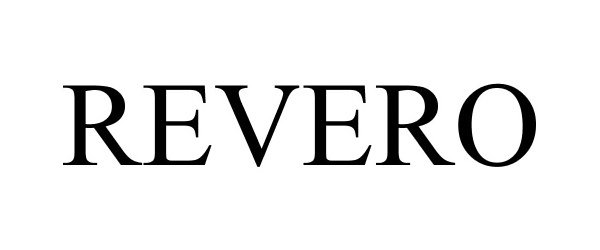Trademark Logo REVERO