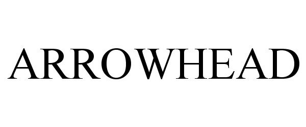 Trademark Logo ARROWHEAD