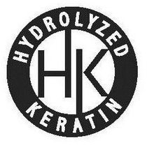 Trademark Logo HK HYDROLYZED KERATIN