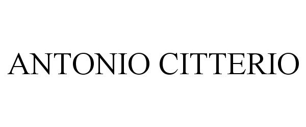 Trademark Logo ANTONIO CITTERIO