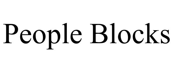  PEOPLE BLOCKS