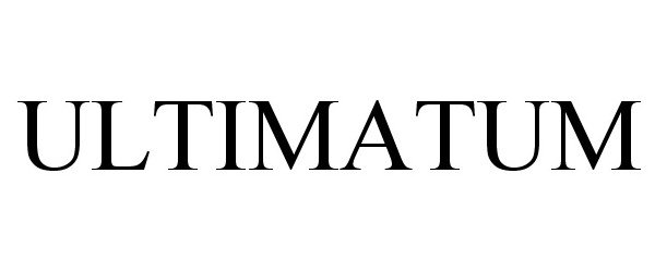 Trademark Logo ULTIMATUM