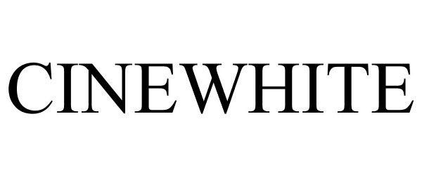 Trademark Logo CINEWHITE