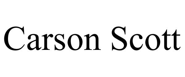 Trademark Logo CARSON SCOTT