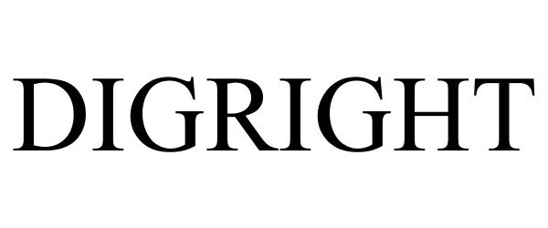 Trademark Logo DIGRIGHT