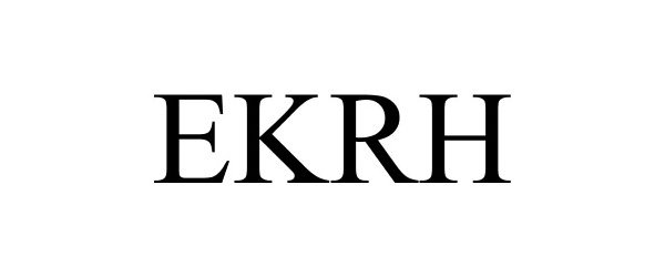 Trademark Logo EKRH