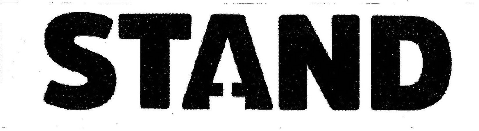 Trademark Logo STAND