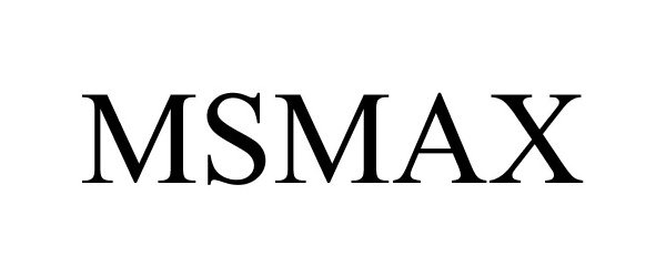 Trademark Logo MSMAX