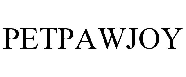 Trademark Logo PETPAWJOY