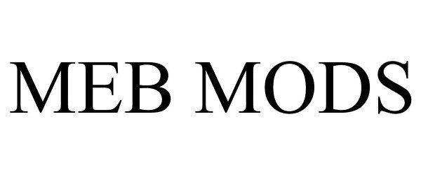 Trademark Logo MEB MODS