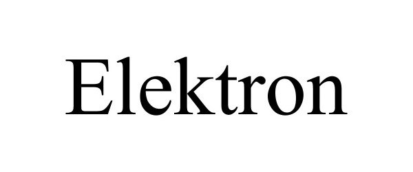 Trademark Logo ELEKTRON