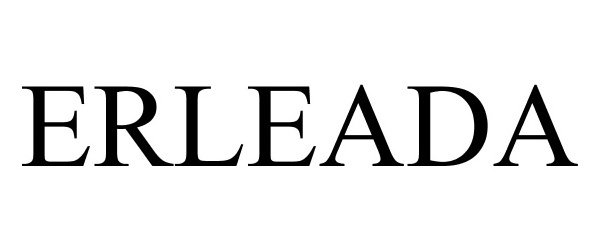 Trademark Logo ERLEADA