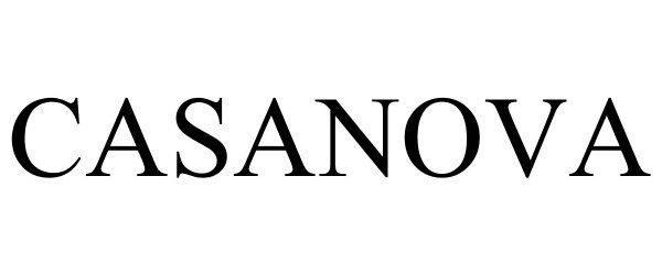 Trademark Logo CASANOVA