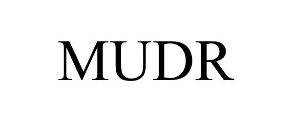  MUDR