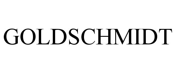 Trademark Logo GOLDSCHMIDT