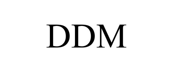 Trademark Logo DDM