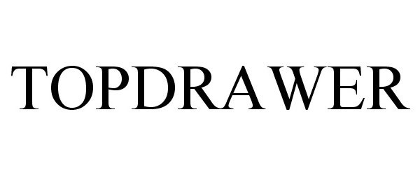 Trademark Logo TOPDRAWER
