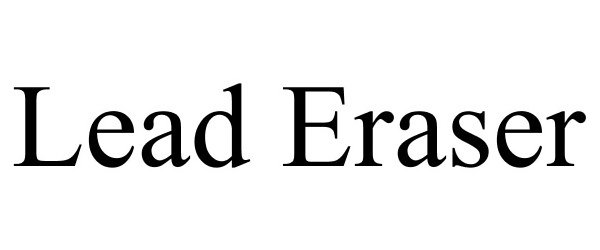 Trademark Logo LEAD ERASER