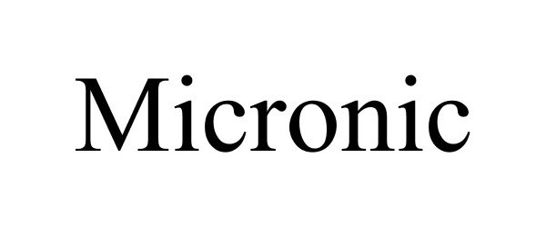 Trademark Logo MICRONIC